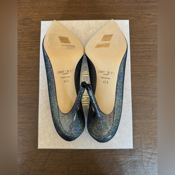 Jimmy Choo Love Metallic 100 Pump - Picture 5 of 6